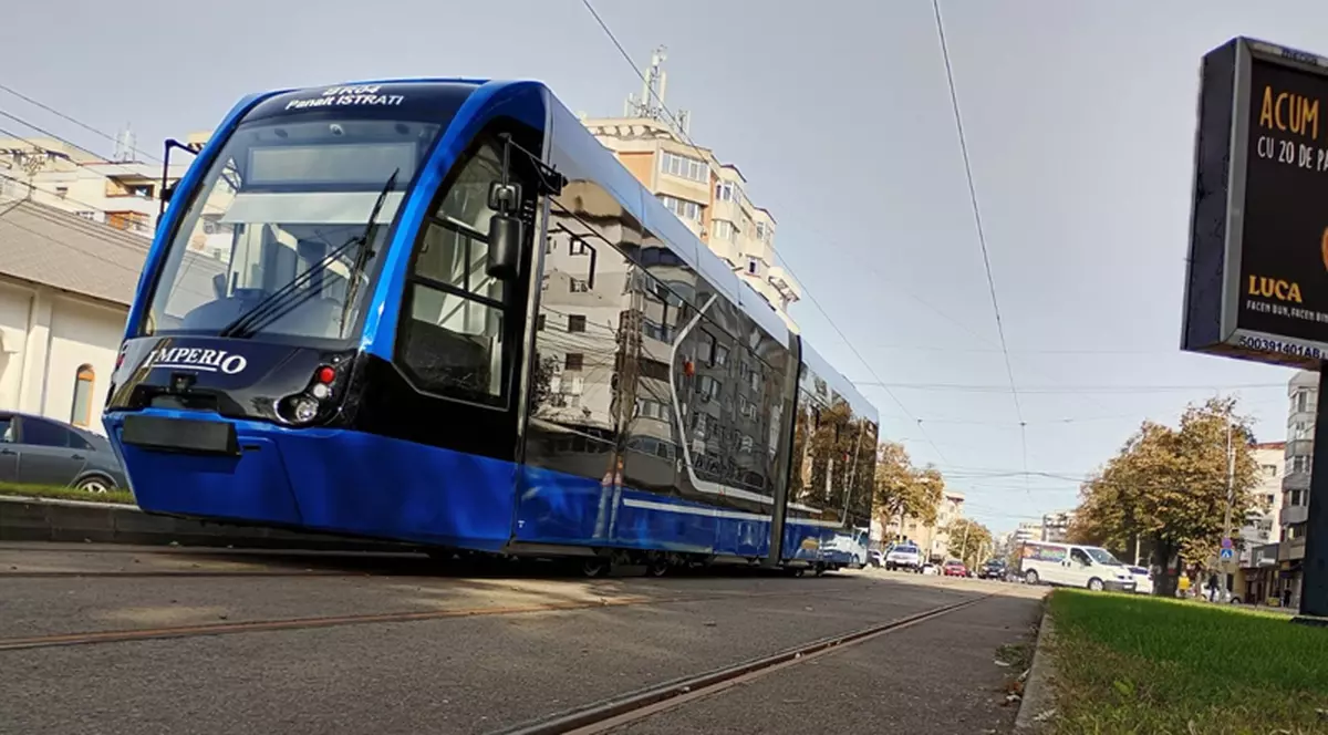 Brăila are un nou tramvai, care poartă numele celebrului scriitor Panait Istrati