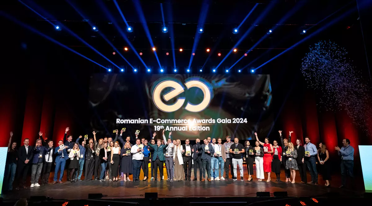 Premiile Comerțului Online Românesc acordate în cadrul ediției de 19 ani a Galei Premiilor eCommerce