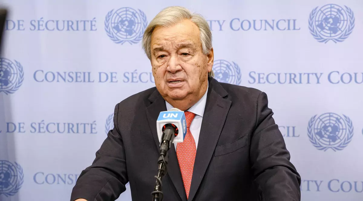 Secretarul general al ONU, Antonio Guterres Foto: Hepta
