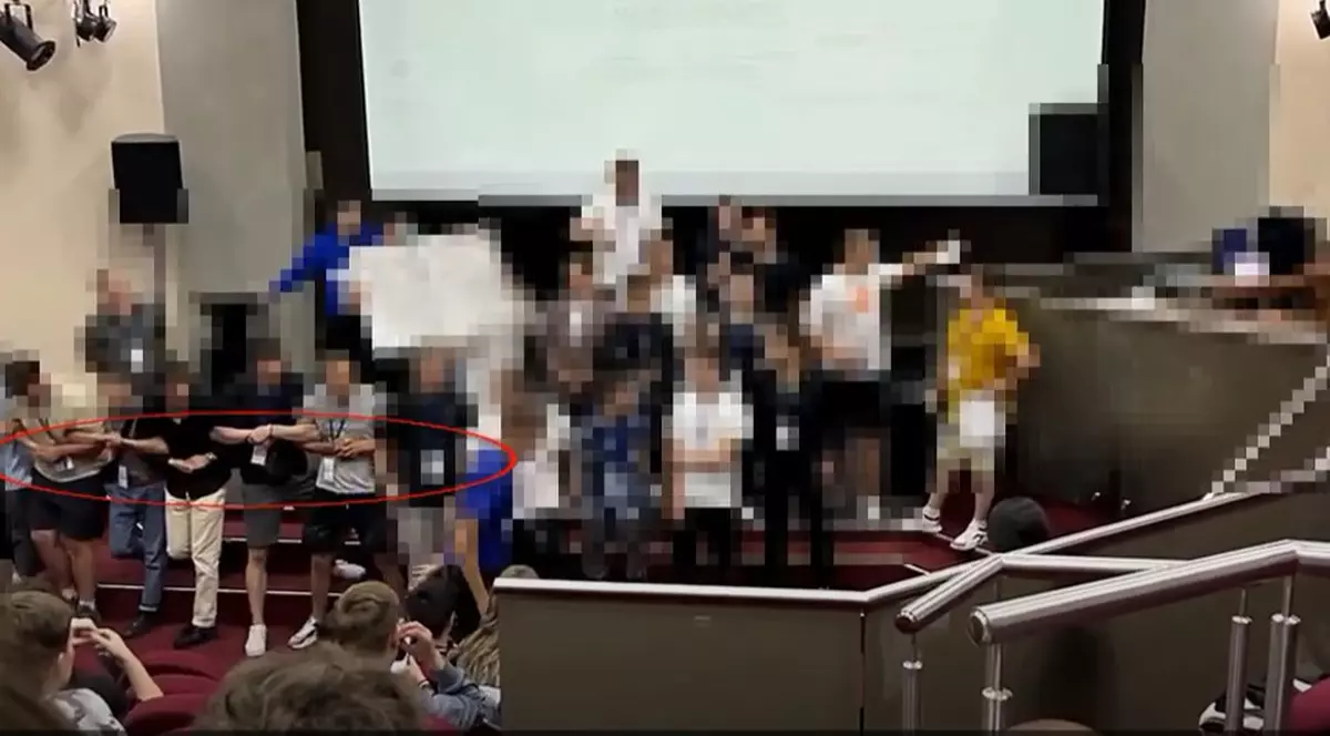 Tineri instruiți pentru acțiuni de destabilizare Captură YouTube/ Poliția Rep. Moldova