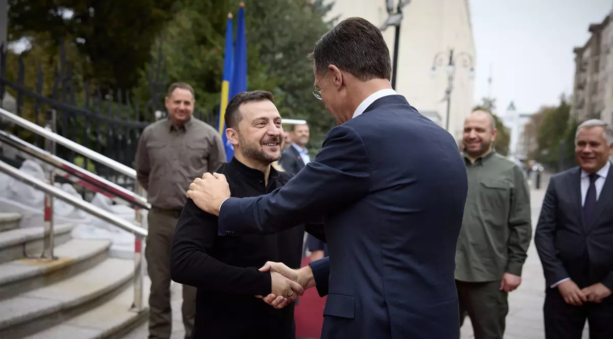 Noul șef al NATO, Mark Rutte, s-a dus la Kiev: „Putin trebuie să-și dea seama că aliații nu vor ceda” | VIDEO