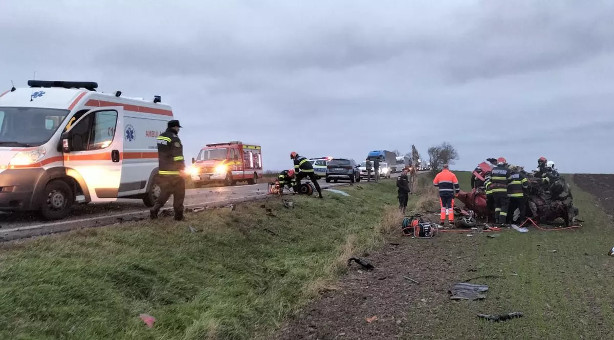 Accident în localitatea Grănicesti, județul Suceava