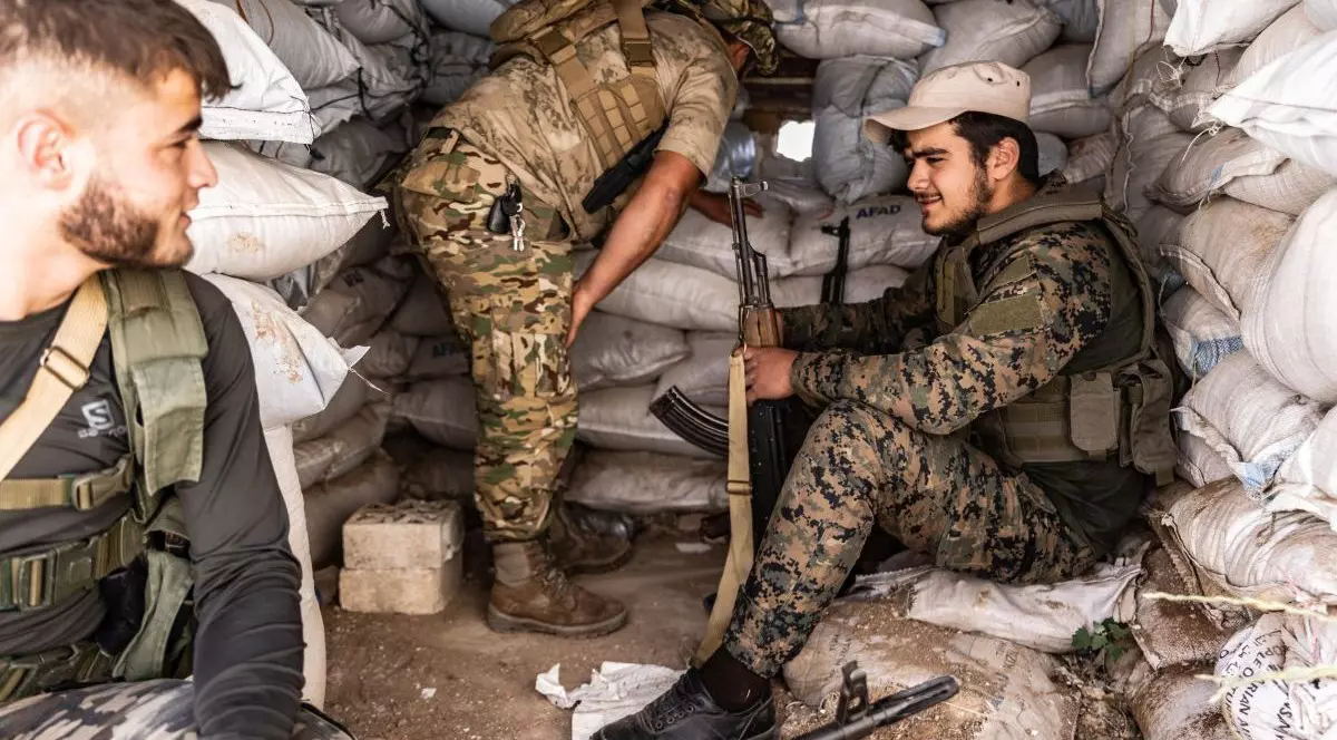 Soldați din armata siriană