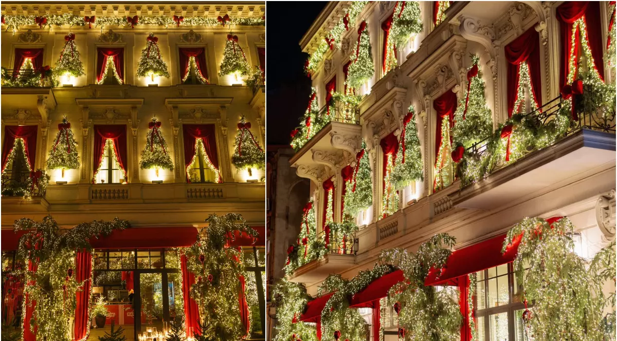 Imagini cu „Atelierul lui Moș Crăciun” din București. Cum arată „The Christmas House”, una dintre cele mai decorate clădiri din oraș