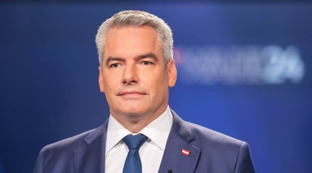 Cancelarul Austriei, Karl Nehammer.