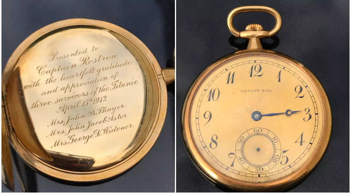 Ceasul din aur, oferit căpitanului care a salvat sute de pasageri de pe Titanic