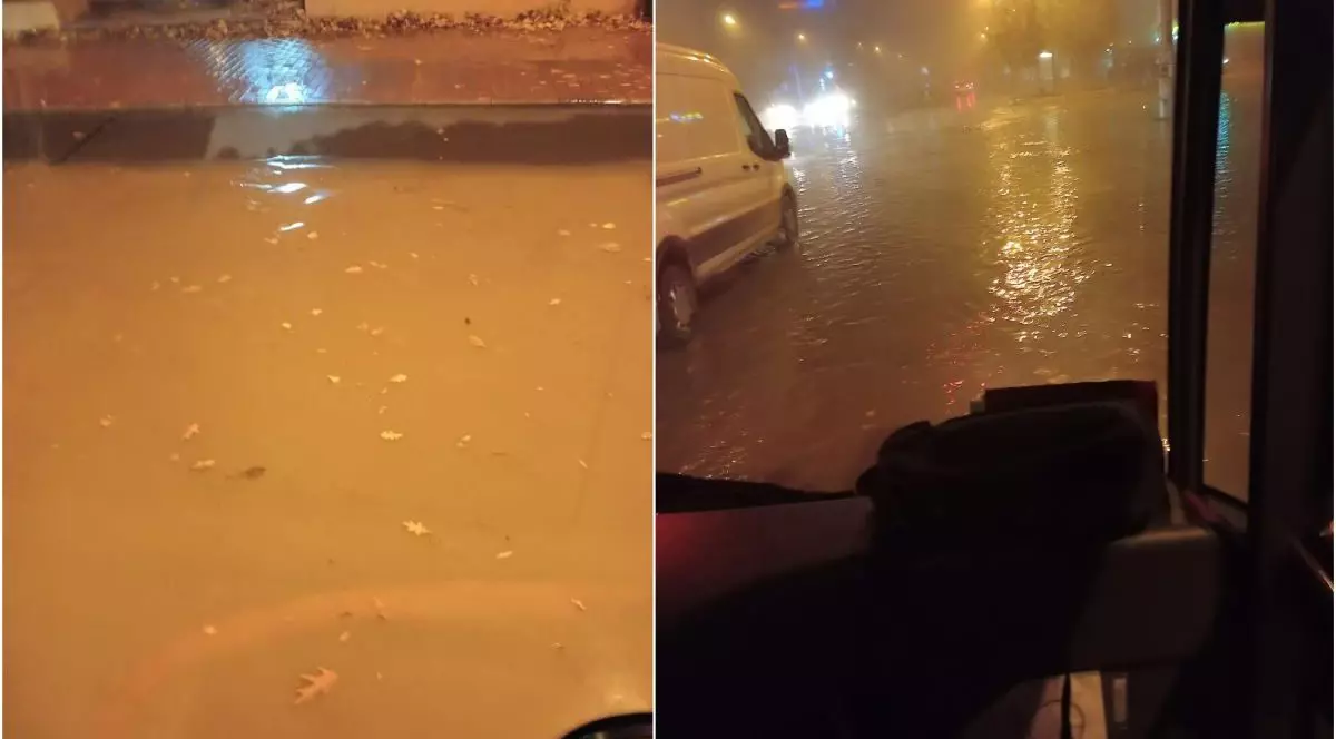 Conductă spartă în București, circulația se desfășoară cu dificultate. „Cu gondola, prin Capitală” | Video