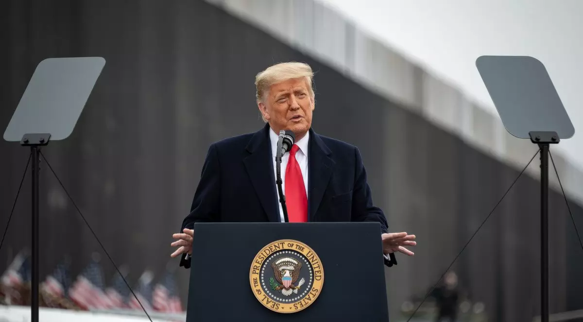 donald trump la granița cu mexic discurs