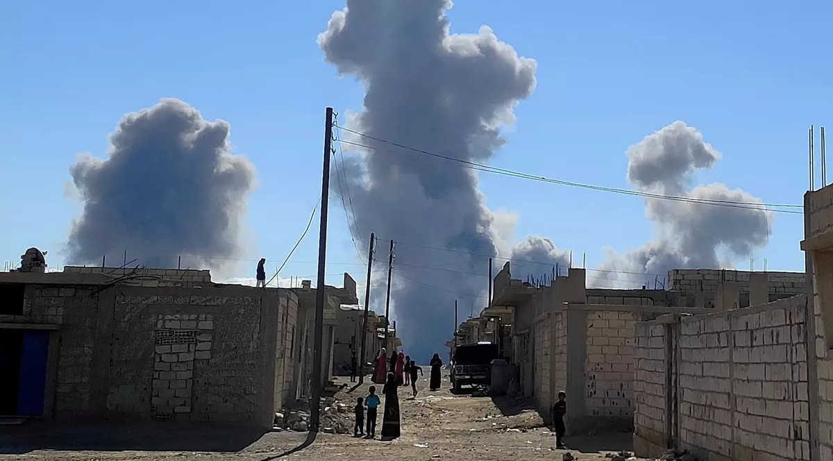 atac cu rachetă în orasul sirian Palmyra