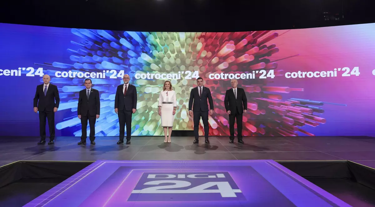 Dezabatere a candidaților la președinție în platoul Digi 24. Nicolae Ciucă și Marcel Ciolacu nu au venit