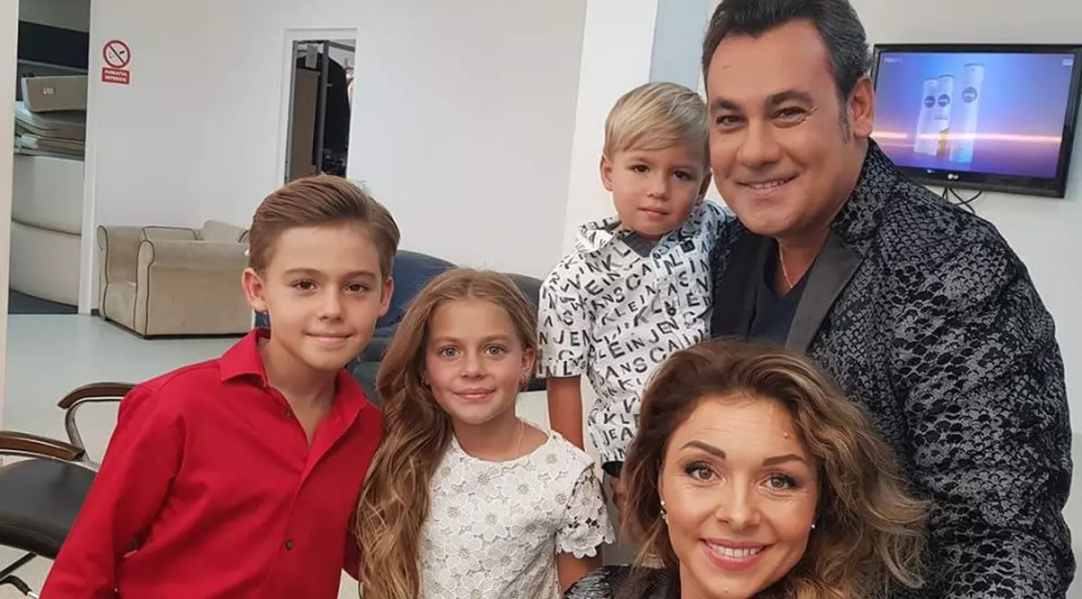 Ionuț Dolănescu și copiii săi