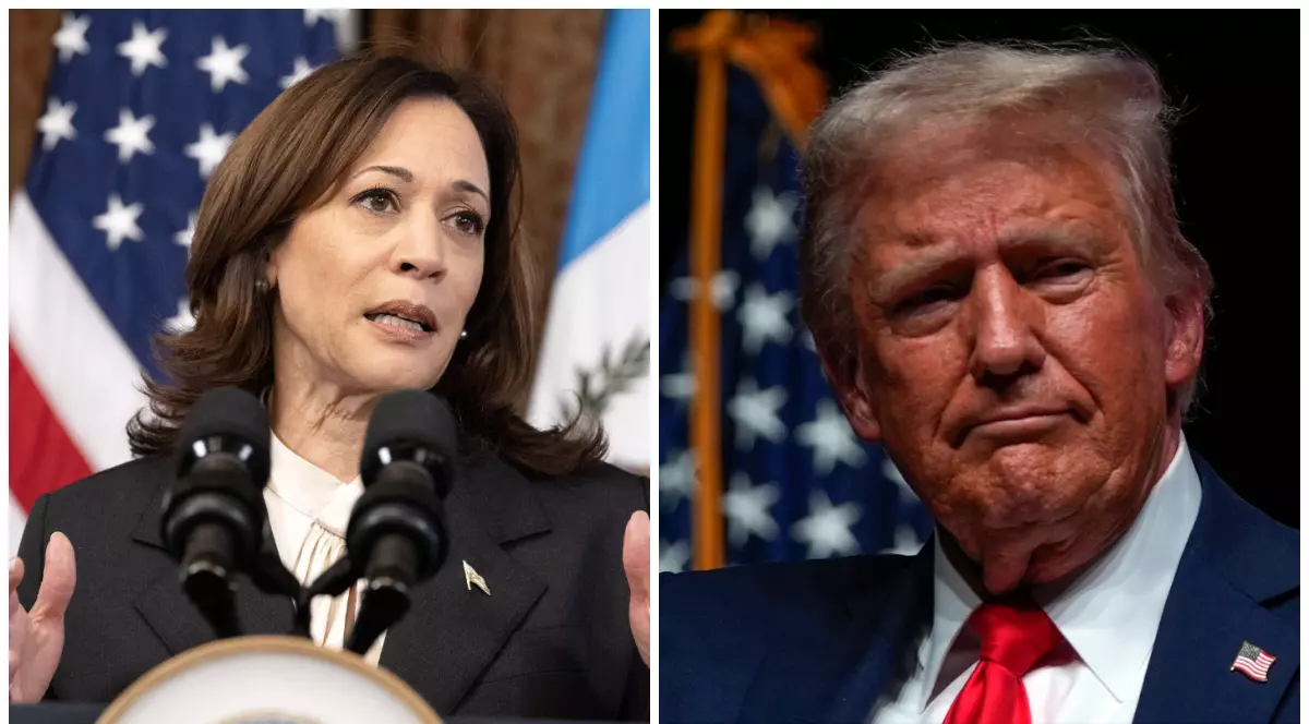 Kamala Harris și Donald Trump
