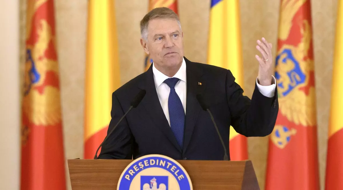 Klaus Iohannis, discurs la Palatul Cotroceni