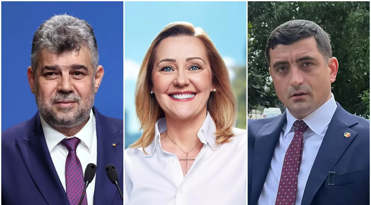 Marcel Ciolacu, George Simion și Elena Lasconi, pe primele trei locuri în cursa prezidențială | SONDAJ