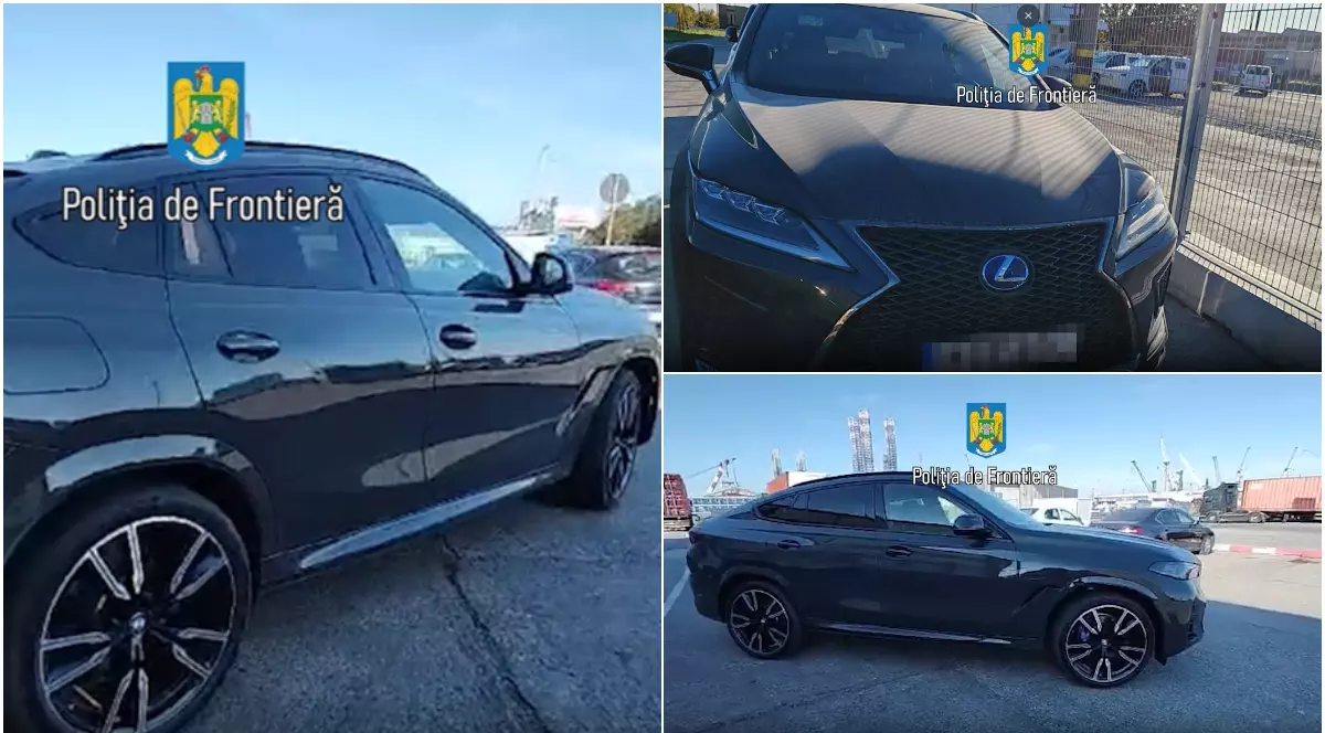 Mașinile de lux care au fost găsite în Portul Constanţa