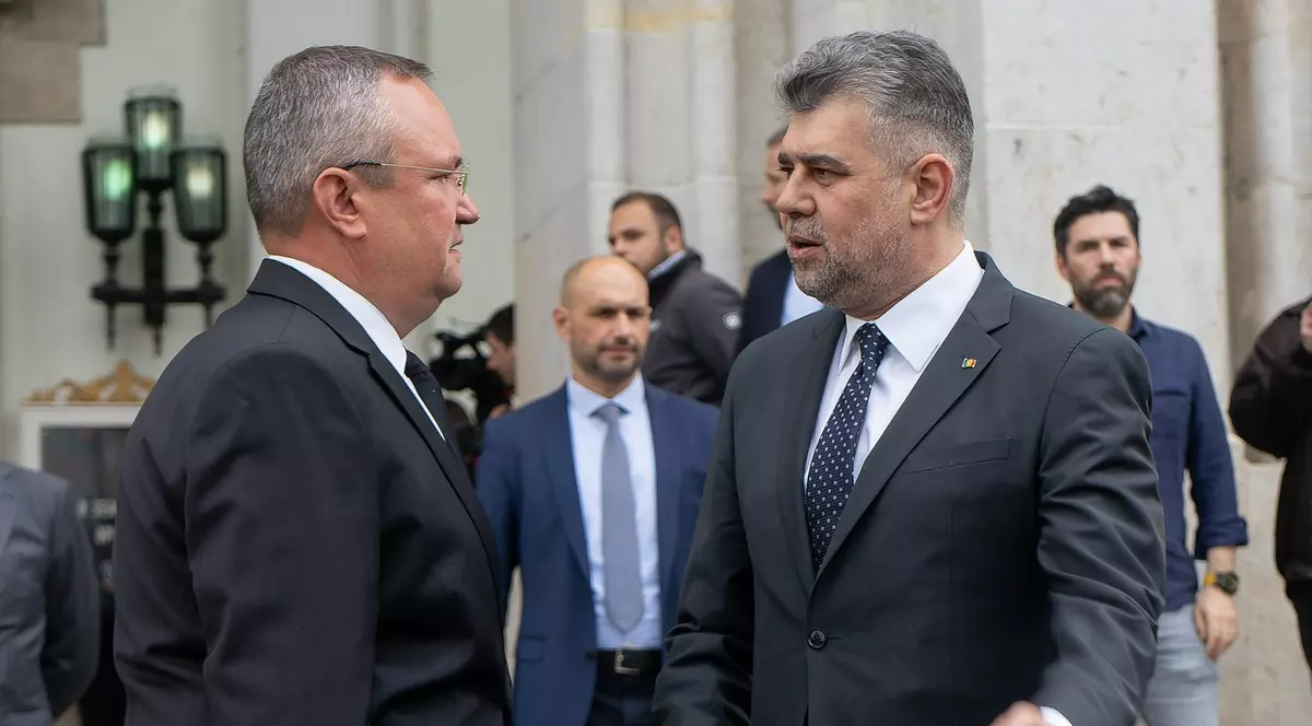 Marcel Ciolacu și Nicolae Ciucă