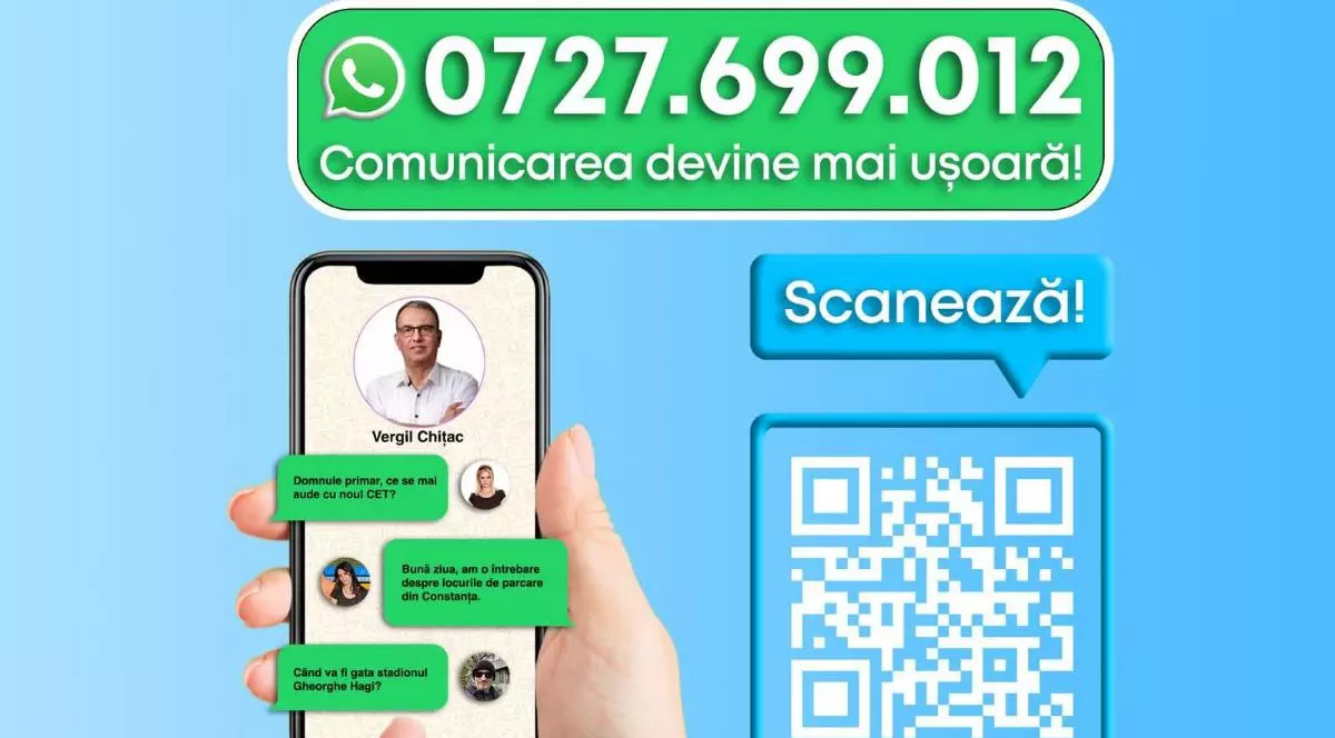 Primarul din Constanța Vergil Chițac are un nou număr de telefon