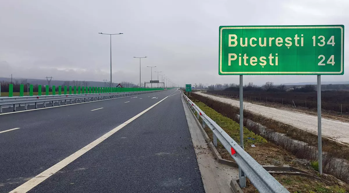 Primul tronson Curtea de Argeş - Piteşti din autostrada A1 va fi deschis cu opt luni mai devreme
