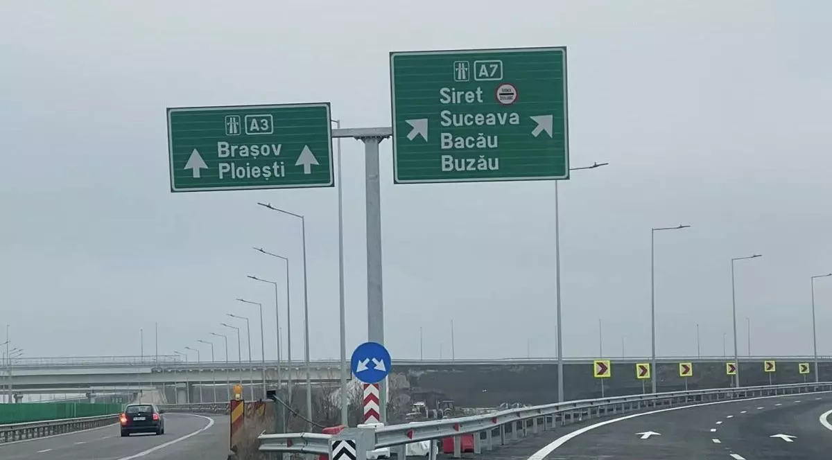 O nouă bucată din autostrada A7, între Ploiești și Buzău, a fost deschisă circulației