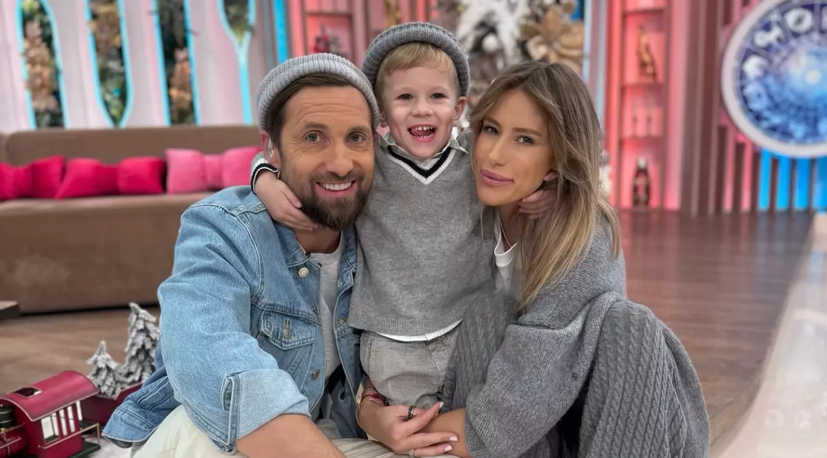 Dani Oțil, Gabriela Prisăcariu și fiul Tiago
