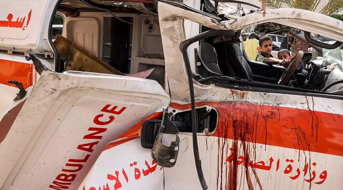 ONU acuză Israelul de crime de război și atacuri asupra unităților medicale. Cel puțin 500 de cadre medicale au fost ucise Foto: X/Chris Hazzard MP