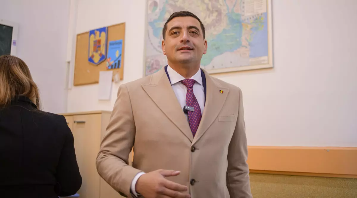 George Simion, președintele AUR.