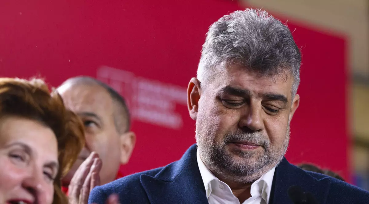 Presedintele demisionar al PSD, Marcel Ciolacu, sustine o declaratie de presa dupa aflarea rezultatelor exit-poll-urilor realizate la alegerile parlamentare, in Bucuresti, duminica, 1 decembrie 2024. ALEXANDRU DOBRE / MEDIAFAX FOTO