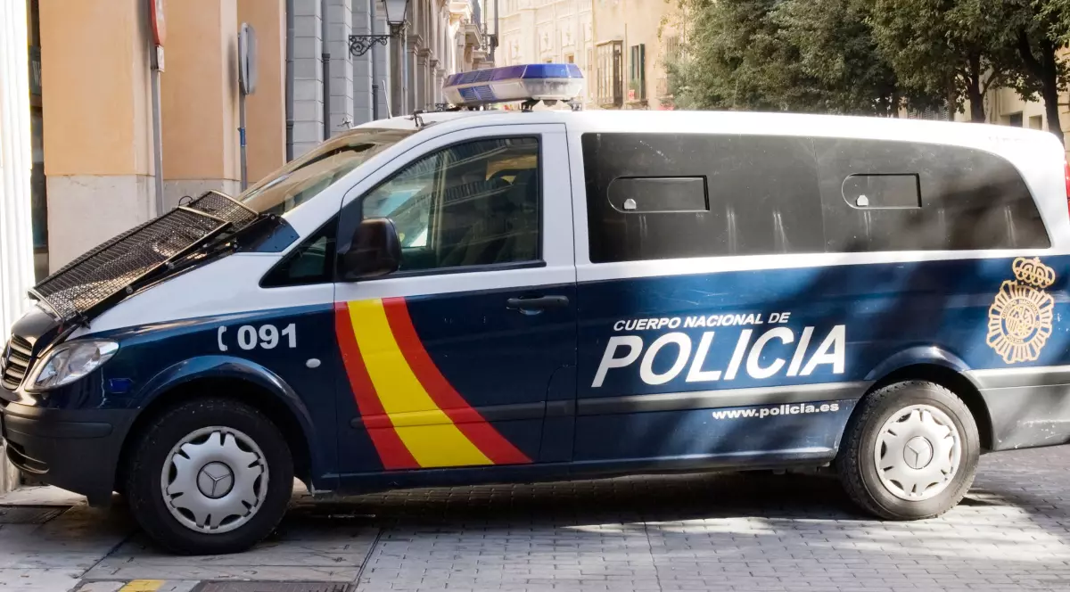 Mașină de poliție din Spania