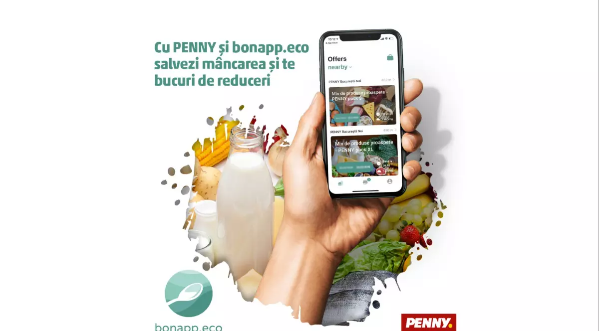 PENNY și Bonapp: Cum poți contribui la reducerea risipei alimentare, savurând produse de calitate la prețuri avantajoase