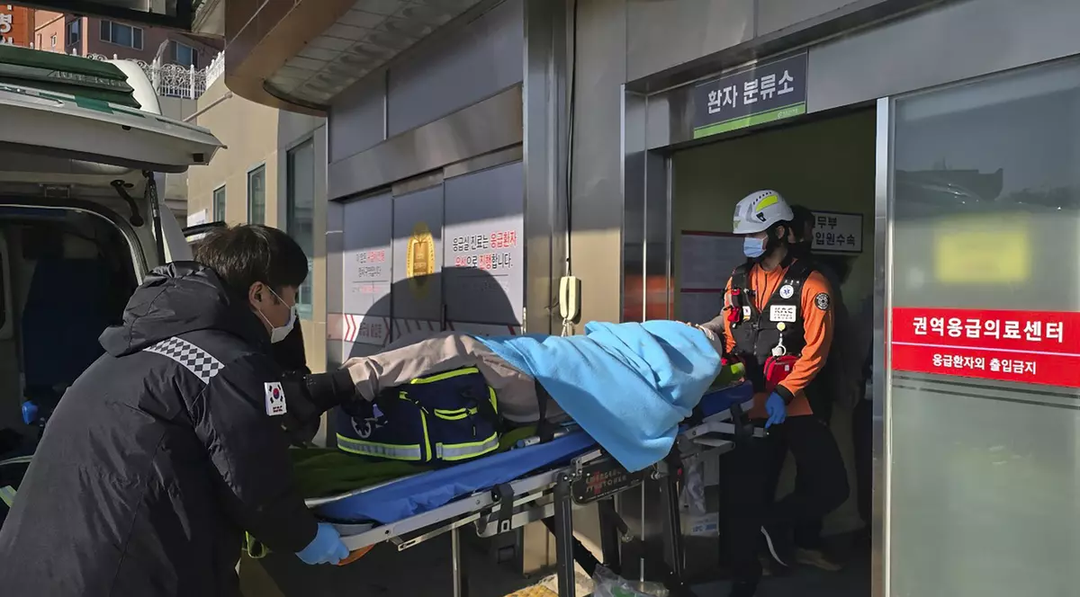 Victimă salvată după accidentul aviatic din Coreea de Sud Foto: Profimedia