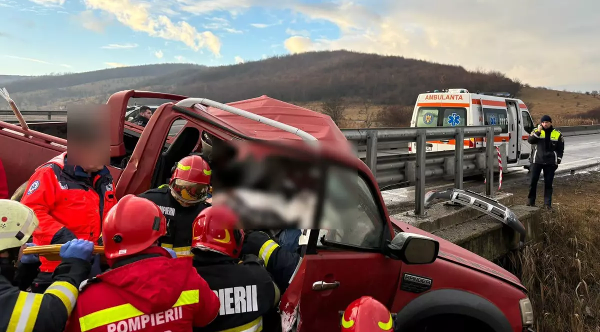 grav accident rutier din județul Cluj