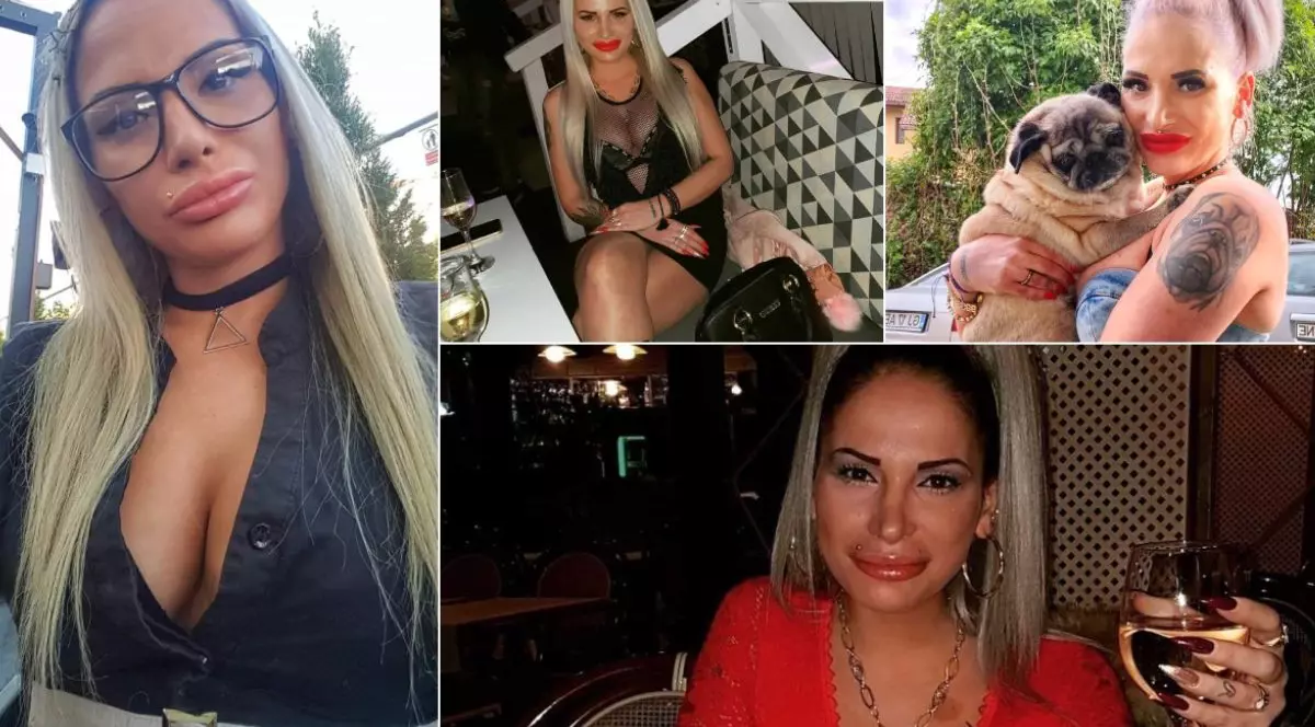 Colaj foto cu Anda Sasha, tânăra din Târgu Jiu găsită moartă în casă