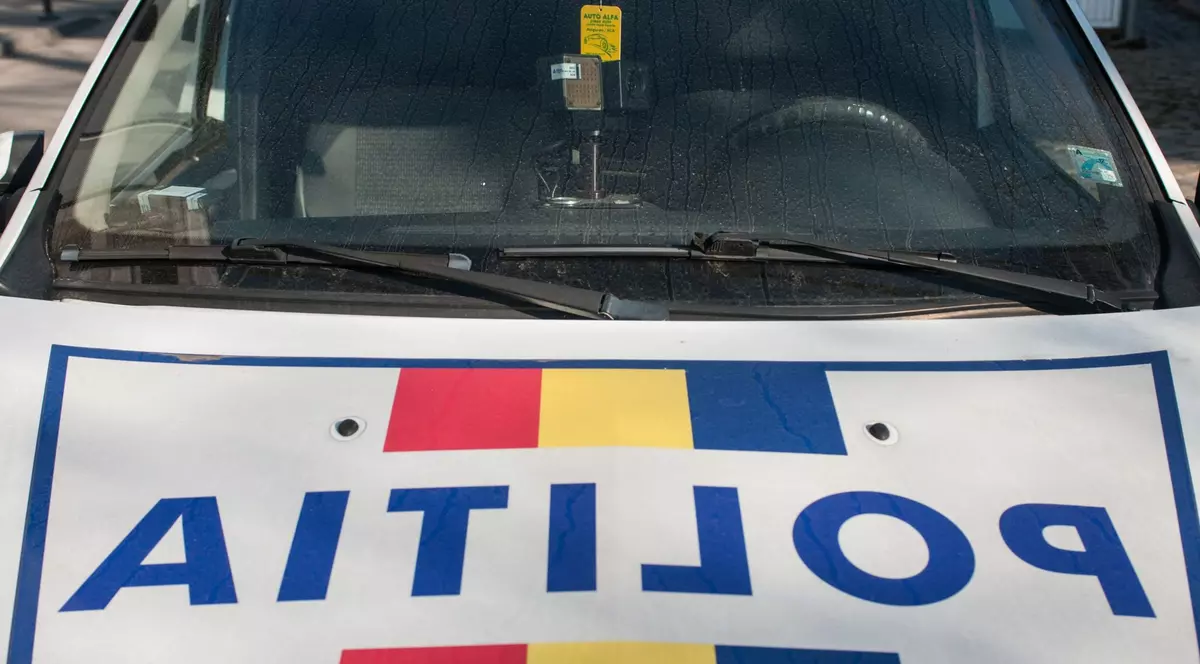Autospecială a Poliției Române.