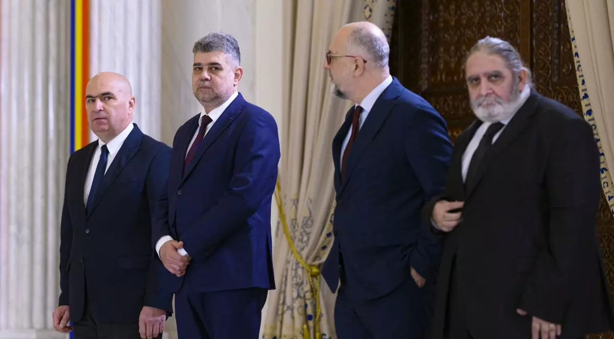 Ilie Bolojan, Marcel Ciolacu, Kelemen Hunor si Varujan Pambuccian