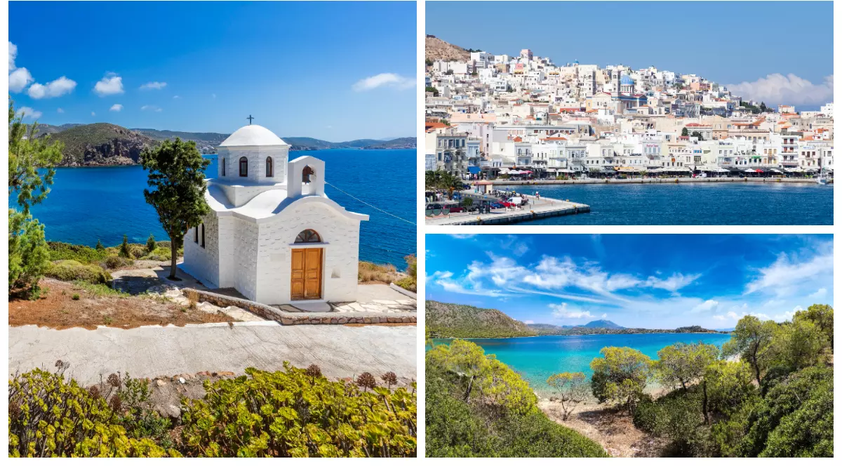 Colaj foto cu destinații din Grecia