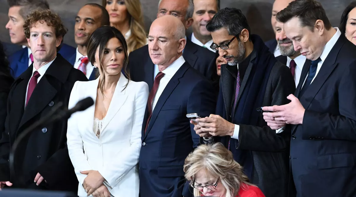 Donald Trump, Musk and Bezos