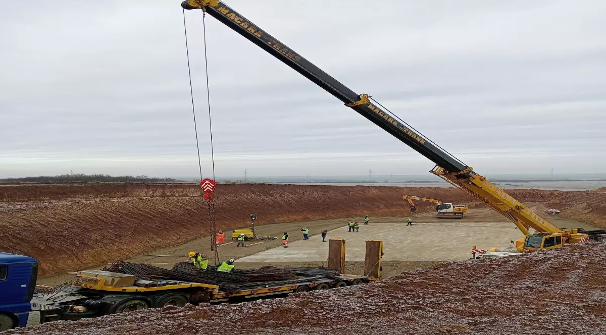 Lucrările la drumul de legătură DN 69 Timișoara-Arad cu autostrada A1 au fost reluat Foto:Facebook/DRDP Timișoara