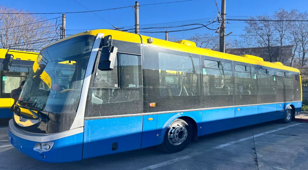 Autobuz electric în probe, investiție de 62 milioane lei din PNRR în Ploiești Foto: Facebook/Primăria Ploiești