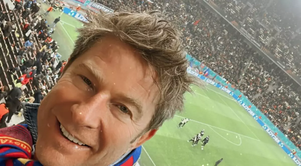 Pavel Bartoș, la meciul FCSB - Manchester United
