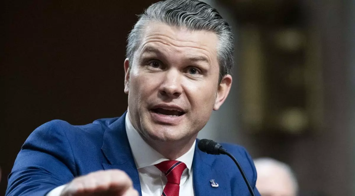 Pete Hegseth, nominalizat la funcția de secretar al Apărării, vorbește la audierea de nominalizare a Comitetului pentru Servicii Armate din Senat la Capitoliul S.U.A, din 14 ianuarie 2025, Washington. Foto: Hepta