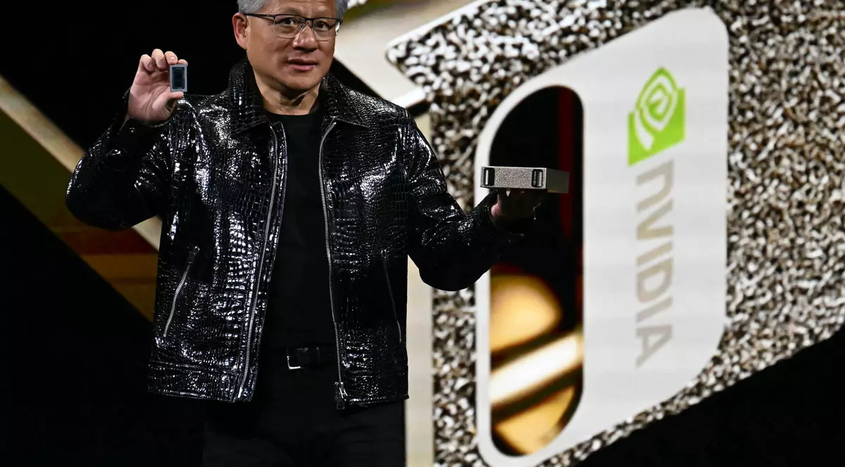 Jensen Huang, șeful Nvidia, cu geacă de piele neagră