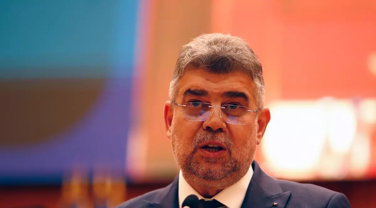 Premierul României, Marcel Ciolacu, in parlamentul României