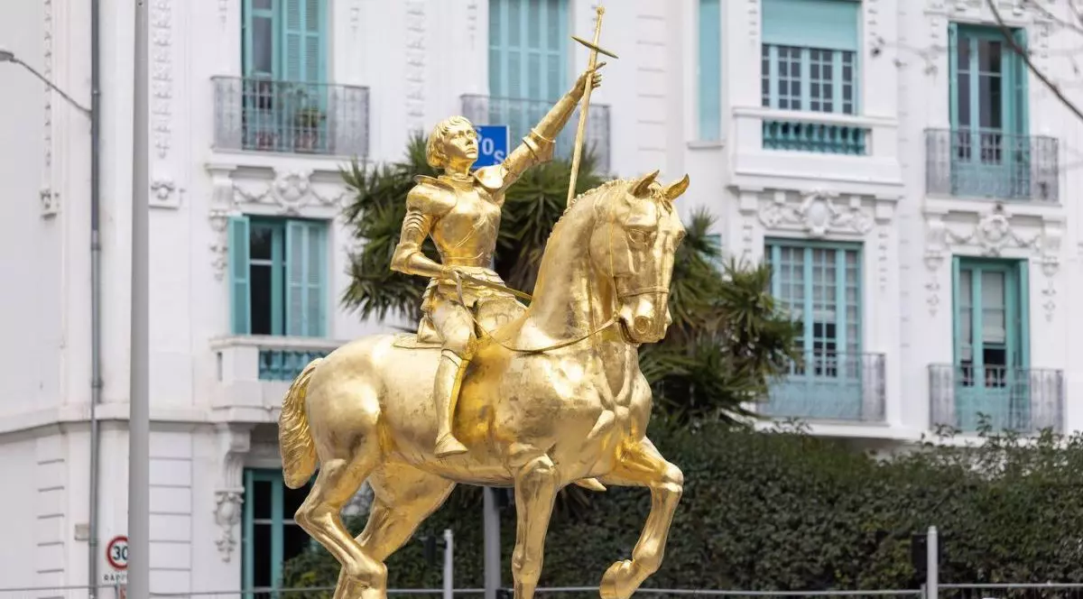 Statuia Ioanei d'Arc, inaugurată la Nice