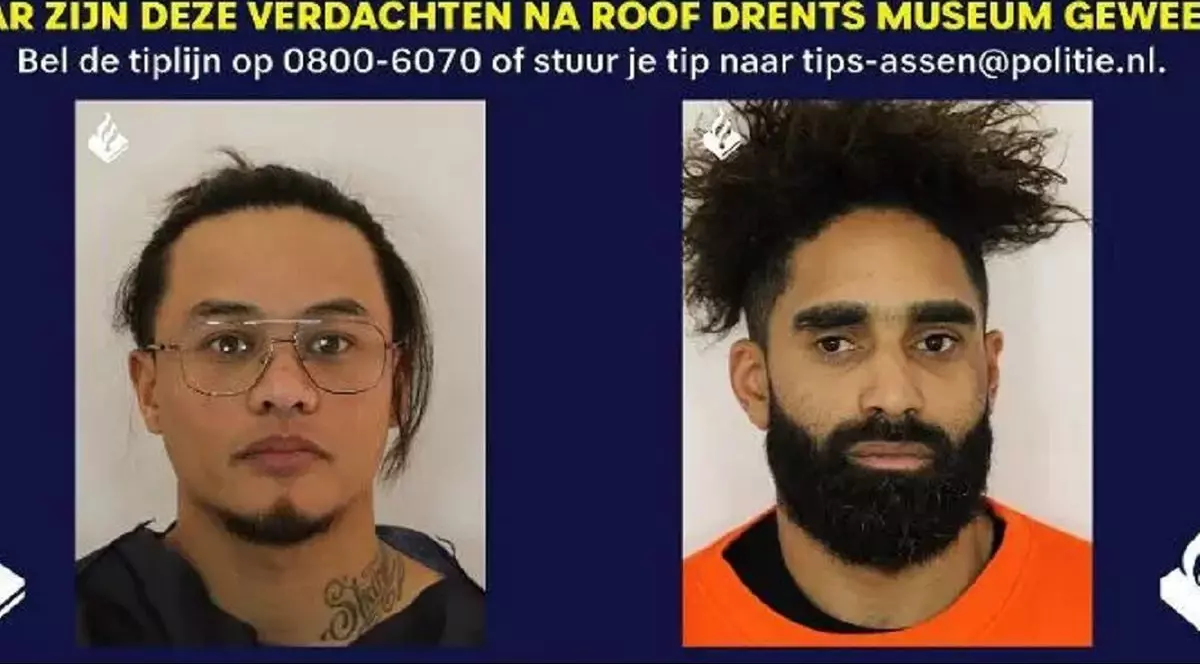 Douglas Chesley Wendersteyt și Bernhard Zeeman, suspecții reținuți în cazul jafului de la Muzeul Drents din Olanda