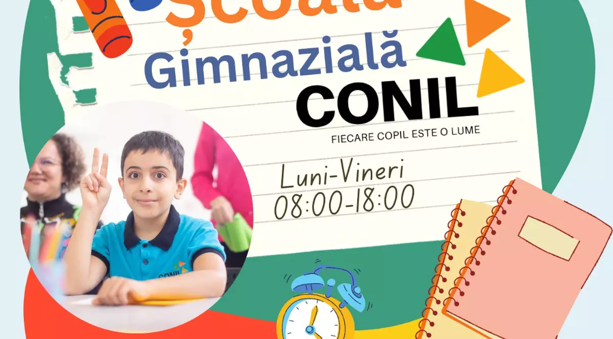 Înscrieri deschise la Școala Gimnazială CONIL: educație incluzivă pentru toți copiii