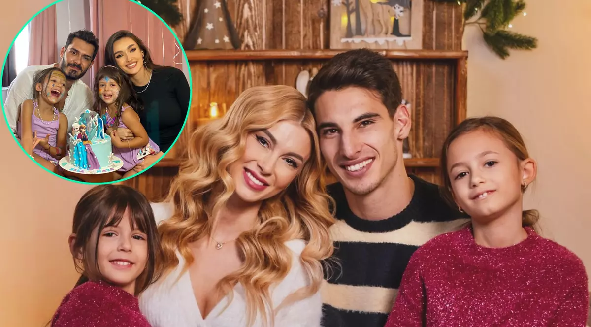 Andreea Bălan susține că George Burcea s-a îndepărtat de fetițe