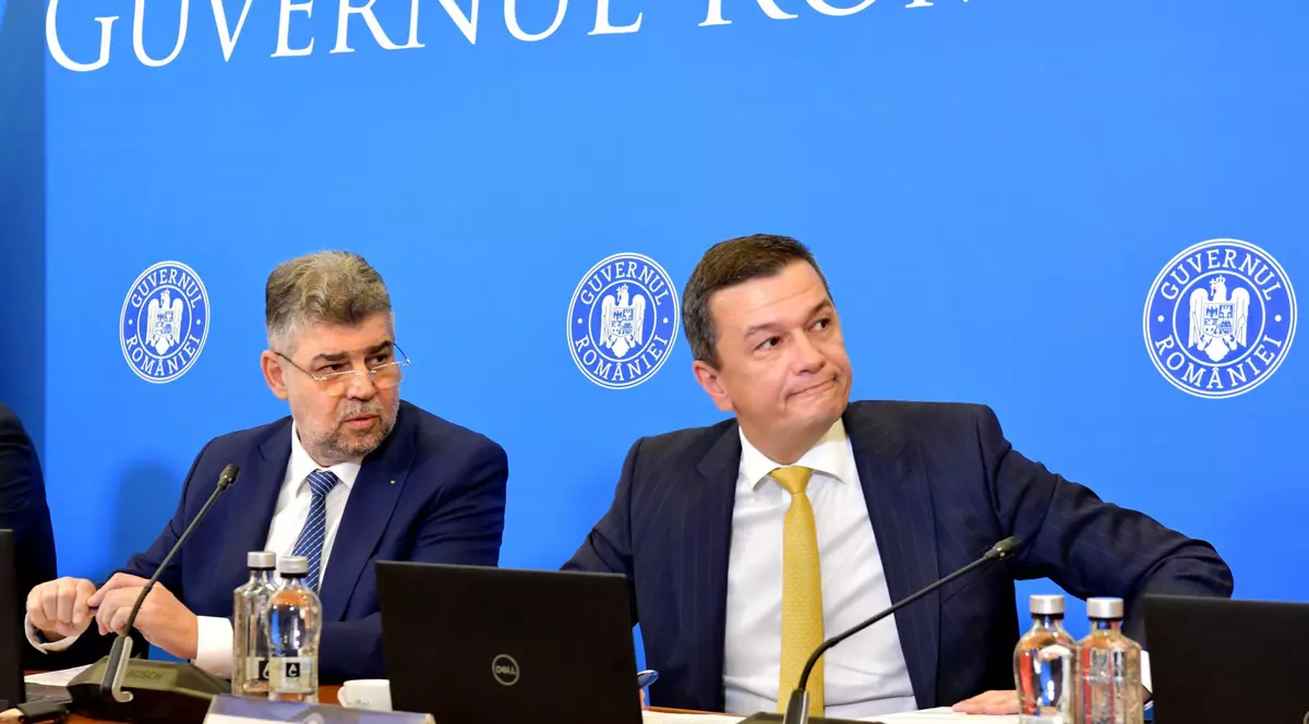 Marcel Ciolacu, Sorin Grindeanu. Foto: Hepta