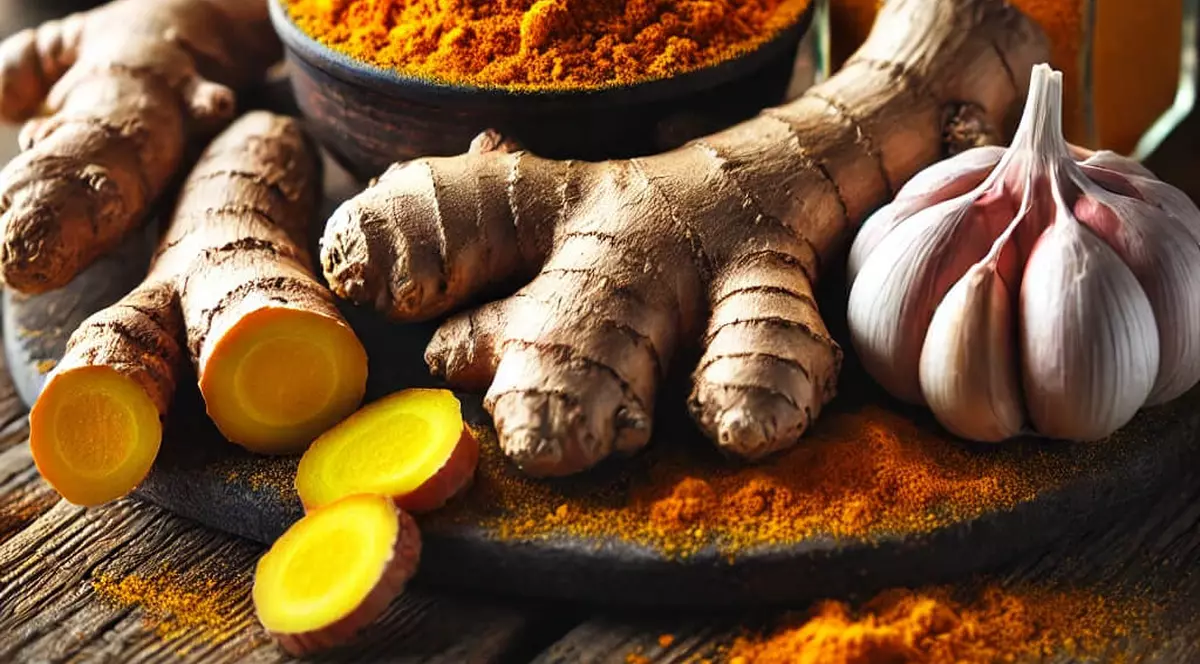 3 Ingrediente magice pentru imunitate: Turmeric, Ghimbir și Usturoi