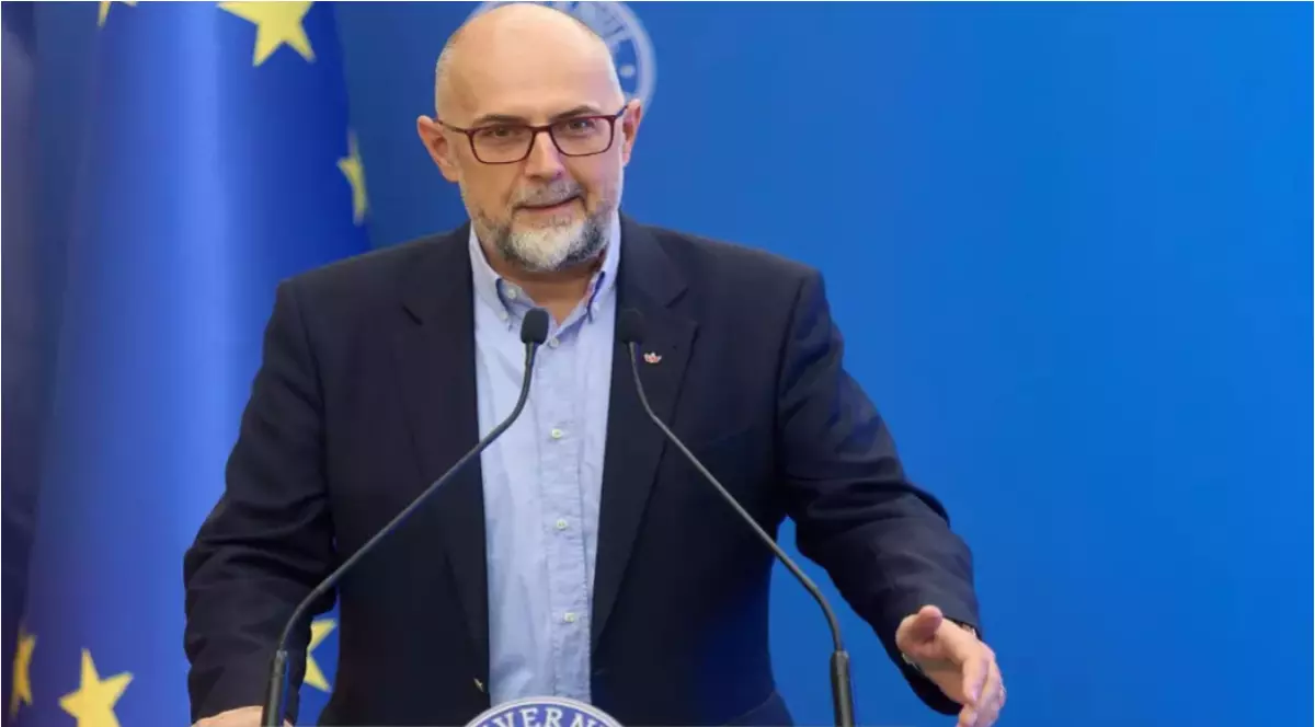 Kelemen Hunor, în timpul unui discurs