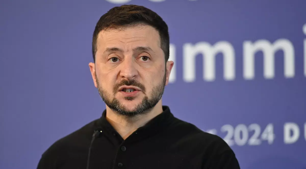 Volodimir Zelenski surprins în timpul unei conferințe de presă de după summitul Ucraina - Europa de Sud-Est